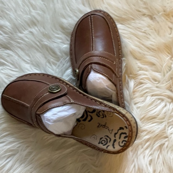 PROPET Jana Leather Adjustable Mules Women’s Slip On Brown Size 8,5 - Picture 5 of 12